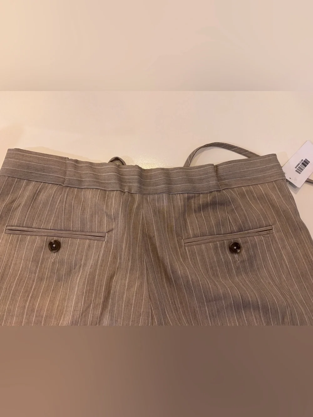 Stafford Tailored Jogger Pants Regular Fit, pleated, 32Sh, NWT